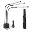 Grow Lights Light With Stand Tri-Head 60W Floor Plant For Indoor Plants Tripod Adjustable 15-48 In 3/9/12H 3 Modes