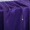 衣料品の紫色の壊れたストリップジャクアードシルクサテンドレスシャツスカーフ手作りdiy布卸売