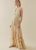 Canwedance Sommer Strand Kleid Ärmellose Baumwolle Maxi Kleider Boho Stil Einfarbig Spitze Rüschen Sommerkleid Mujer Vestidos 240131