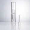 CSYC NC020 Glass Water Bong Bubbler Pipe Super Big About 20cm Length OD 38mm Tube With 14mm 19mm Titanium Nail Smoking Pipes