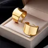 Pendientes de tuerca de oro amarillo de 14k para mujer, pendientes a prueba de óxido de 2 colores de alta calidad, regalo de joyas de fiesta para niñas