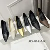 Chaussures habillées rétro motif doré en cuir chaton talon véritable bout carré talons hauts toutes saisons bureau femme travail