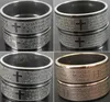 Whole 100pcs Top Mix Religious Rings Engarved Jesus Prayer Stainless Steel Ring Etched Men Religion Faith Ring Church activity15286057869