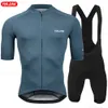 Jeugd Fiets Shirts Mannen Zomer Korte Mouw Wielertrui Set MTB Maillot Ropa Ciclismo Fietskleding Ademende Kleding 240202