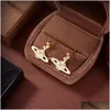 Stud Designer Marke Ohrringe Luxus Frauen Mode Schmuck Earing Metall Perle Ohrring Cjeweler Frau Orecchini Klrtreer Drop Lieferung Dho6W