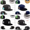 2024 Men's Baseball Full Closed Caps SD Letter Ed Brown Color Bone New Chicago Southside Patched 60 Mix Colors Sport Fitted Hats World Series Tiger Navy Fe7-01