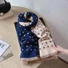 Scarves 2024 Women's Winter Scarf Little Love Imitation Cashmere Thickened And Warm Neck Double Sided Shawl