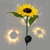 Table Lamps Yangneng Sunflower Lamp Outdoor Courtyard Park Ground Insertion For Bedroom Modern