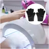 Nail Dryers 3 Pairs Sun Gloves Potherapy Protection Uv Sunsn Gel Salon Supply Hand Protector Manicure Tools Light Drop Delivery Health Otnrg