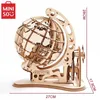 3D Houten Puzzel Globe Model Mechanische Gear Style Kit Bouwsteenspeelgoed Handmontageset Decoratie Cadeau voor kinderen Volwassen 240122