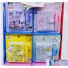 Quaderni all'ingrosso di piccole dimensioni carino 4 colori Kawaii Purple Melody Cinnamo Roll Style Notepad Studente Apprendimento quotidiano Mini per bambini Fes Dhvem