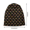 Boinas de boina de Halloween Bat Bat Patternd Beanies Caps For Men Mulheres Unissex Hip Hop Inverno de malha quente Chapéu de capô adulto