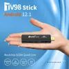 Smart TV Stick TV98 4K Android 121 Box 24G5G WiFi H265 HEVC décodeur Portable avec télécommande 240130