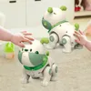 RC Robot cascadeur marche danse électrique chien de compagnie Intelligent voix tactile interactif télécommande jouets pour enfants 240131