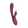 Vibrador chique feminino fofo carregamento duplo choque duplo masturbador adulto brinquedo sexo vibra para mulheres brinquedos produtos 231129