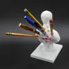 Julius Caesar statue Office Desk Pen Holder Organizer Decor pen Rack Gift Stationery teacher gift 240124