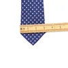 도매 8cm Mens Necktie Silk Handfeel Print Patterns Man Polyester Dots 공식적인 비즈니스 웨딩 액세서리 240122를위한 고전적인 유대