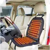 Car Seat Covers Ers 160G Heated Chair Cushion Styling Winter Pad Cushions Flat Cloth Veet Er For Cars Van Home Drop Delivery Automobil Otbgu