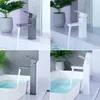 Robinets de lavabo de salle de bains, offre spéciale, robinet gris blanc et lavabo froid en acier inoxydable 304