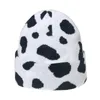 Berets Trendy jesienne zimowe czapki czarne białe kontrola Zebra Leopard czapka ciepła czapka Hip Hop Knitte czapki czapki dla kobiet mężczyzn