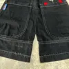 Мужские джинсы Американская Jnco Big Pocket Boxing Kangaroo Print Wish Neg Y2K Hip Hop Street Casual Loak Denim для мужчин и женщин брюк