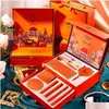 Makeup Set Cosmetics Set Chinese Gift Box Veet Lipstick Liquid Eyeliner Air Cushion BB Cream Eye Shadow Valentines Day Drop Deliver Dhjyl