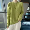 100 Pure Australian Wool Autumn Winter Sweater Womens 2024 Fashion Half High Neck Sticked Bottom Waffle Long Sleeved Wear 240202