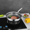 Pans Cookware Manufacturer Wholesale Honeycomb Nonstick Cooking Pan Skillet Triply Stainless Steel Non Stick Deep Frying