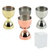 أدوات قياس كوكتيل مزدوج Jigger Stainless Steel S Cup Cup Cup Vintage 1 Oz/ 2 Oz for Bartending Beautiful Cockt