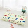 10 Color Cartoon Cotton Kids Pillow Soft Washable Baby Sleeping Head Cushion Leden Rectangle Toddler Portable neadest 240127