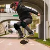 GOMOREON 6-delige kniebeschermers voor volwassenen/jeugd Elleboogbeschermers Polsbeschermers Beschermende uitrustingset voor multisporten Skateboarden Schaatsen Fietsen 240124