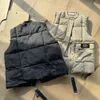 Stones Island Giacca da esterno Tasca grande da lavoro Abbigliamento funzionale in cotone e gilet Stones Island Uomo Gilet invernale New Classic Piumino caldo 8359