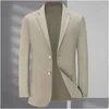 Costumes pour hommes Blazers V1342-Costume décontracté personnalisé pour hommes adaptés à toutes les saisons Drop Delivery Vêtements Vêtements Otdqa