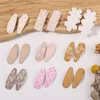 120pclot Lace Embroidery Basic Snap Baby Hair Drop Clip Cotton Flower Printed Clamp Pins Hairpins BB Barrettes Girls 240130