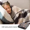 Cobertores aquecidos 160x75cm cobertor quente aconchegante inverno manter produto corporal para sofá doméstico