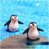 Oggetti decorativi Figurine 5 Pz / lotto Mini Pinguino Invernale Figure in miniatura per Gnomi da giardino fatato Muschio Terrari Decorazione Fac Dhadi