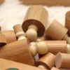 Giocattoli educativi in legno per bambini Montessori Set di blocchi cilindrici colorati con presa per bambini Giocattolo educativo per l'apprendimento precoce in età prescolare 240124