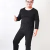 Biancheria intima termica maschile plus size 15xl 9xl 12xl 160 kg addensare gli uomini invernali cime o collo a maniche lunghe cotone grigio rosso morbido