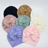 Chapéus atados para bebê menina gorro arco bandana infantil turbante nascido cabeça acessórios chapéu de inverno quente bonnet bonés mãe crianças 240123