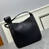 Designer Luxury Women Fasion Tote Bag Handväskor Purs i Black