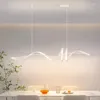 Lampy wiszące nowoczesne minimalistyczne światła stylowe do życia w salonie żywy żyrandole w salonie Decor Decor Wystrój oświetlenia luźne urządzenie