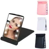 Vanity Lighted Makeup Mirror Portable Makeup Kit Double Side Mini Size Vanity Mirror Foldable