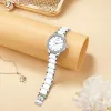 Designer Girl Watch Immortal Steel Band Fashion Waterproof Women's Watch Student Watch Quartz Watch Exquisite Gift