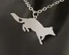 Collier pendentif Animal en acier inoxydable, collier d'amour doré, bijoux pour hommes et femmes, cadeau de saint-valentin 269m8143318