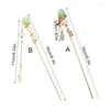 Hair Clips Barrettes Chinese Traditional Style Pearl Tassel Stick Women Hanfu Qipao Dress Accessory Vintage Elegant Drop Delivery Jewe Ot1Sv