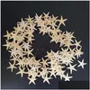 Nyhetsartiklar Havstorlek1.8-3cm 100st mini Starfish Craft Decoration Natural Stars Diy Beach Cottage Wedding Decor Crafts Drop Delive Dhmze