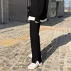 Men's Suits Men Straight Casual Pants 2024 Autumn Korean Style Baggy Personality Solid Color Blazer Trousers Male Streetwear N33