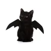 Costumes de chat, accessoires de Cosplay Po, vêtements noirs pour animaux de compagnie, décoration de la maison, couvre-chef aile de chauve-souris pour chien, tenue créative mignonne