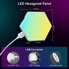 10 Uds aplicación remota Control Rgb Led lámpara de pared interior Hexagonal luz nocturna sala de juegos de ordenador