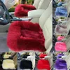 Car Seat Covers Universal Cover Protector Cushion Soft Fuzzy Front Rear Pad Mat Plush Set